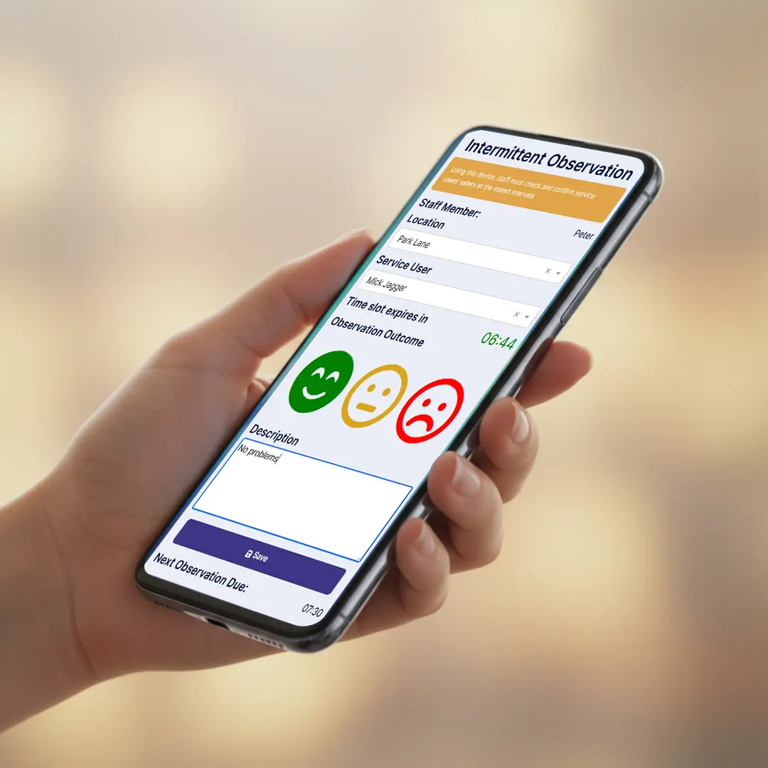 intermittent observation phone