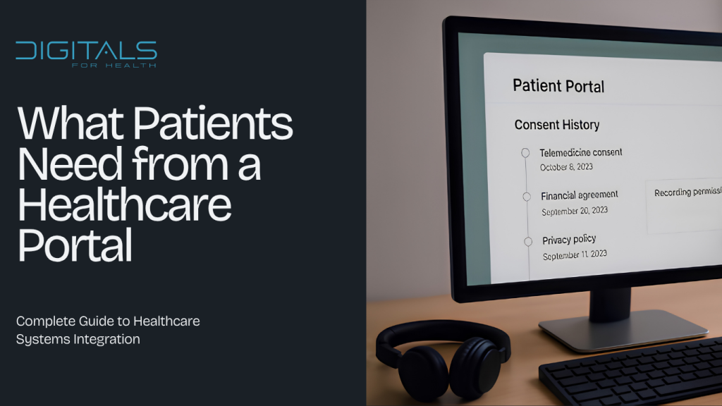 What patients need from a healthcare portal
