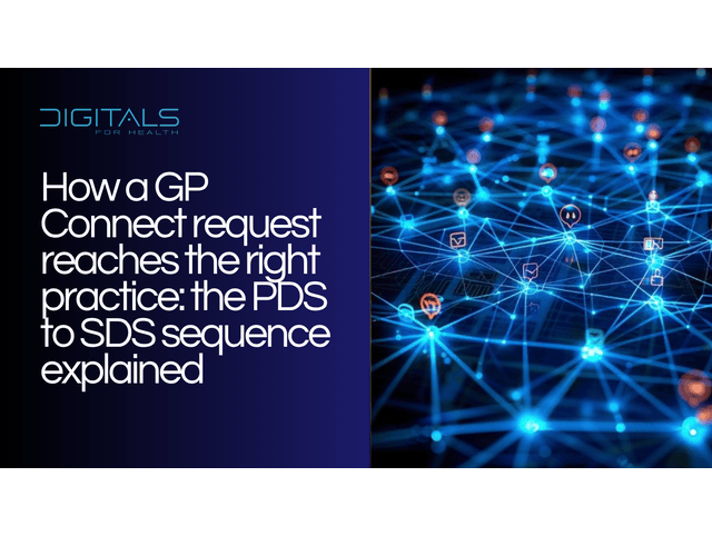 How a GP Connect request reaches the right practice