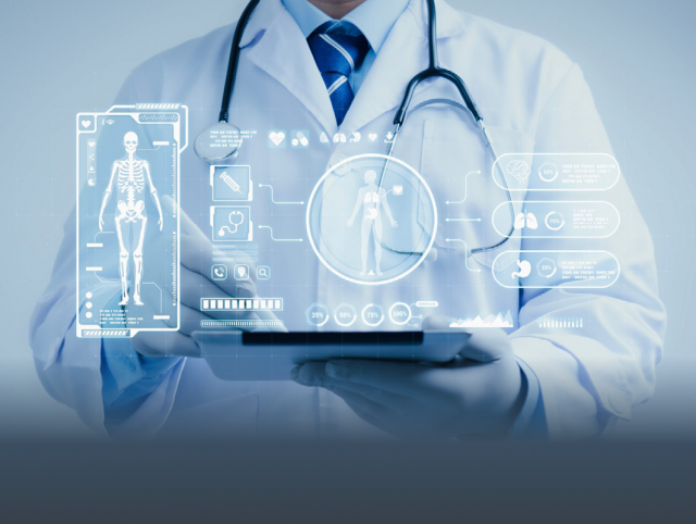 Product Development Technologies - Doctor holding a tablet